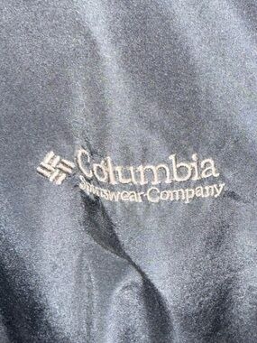 Columbia Black Logo Fleece Jacket